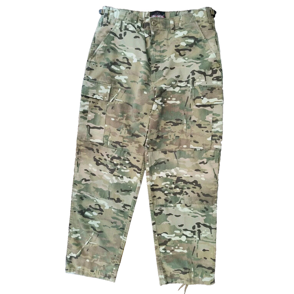 Tru-Spec Men's (Adj 32-35x29.5-32.5) Medium Tactical Response Camo Pants Regular